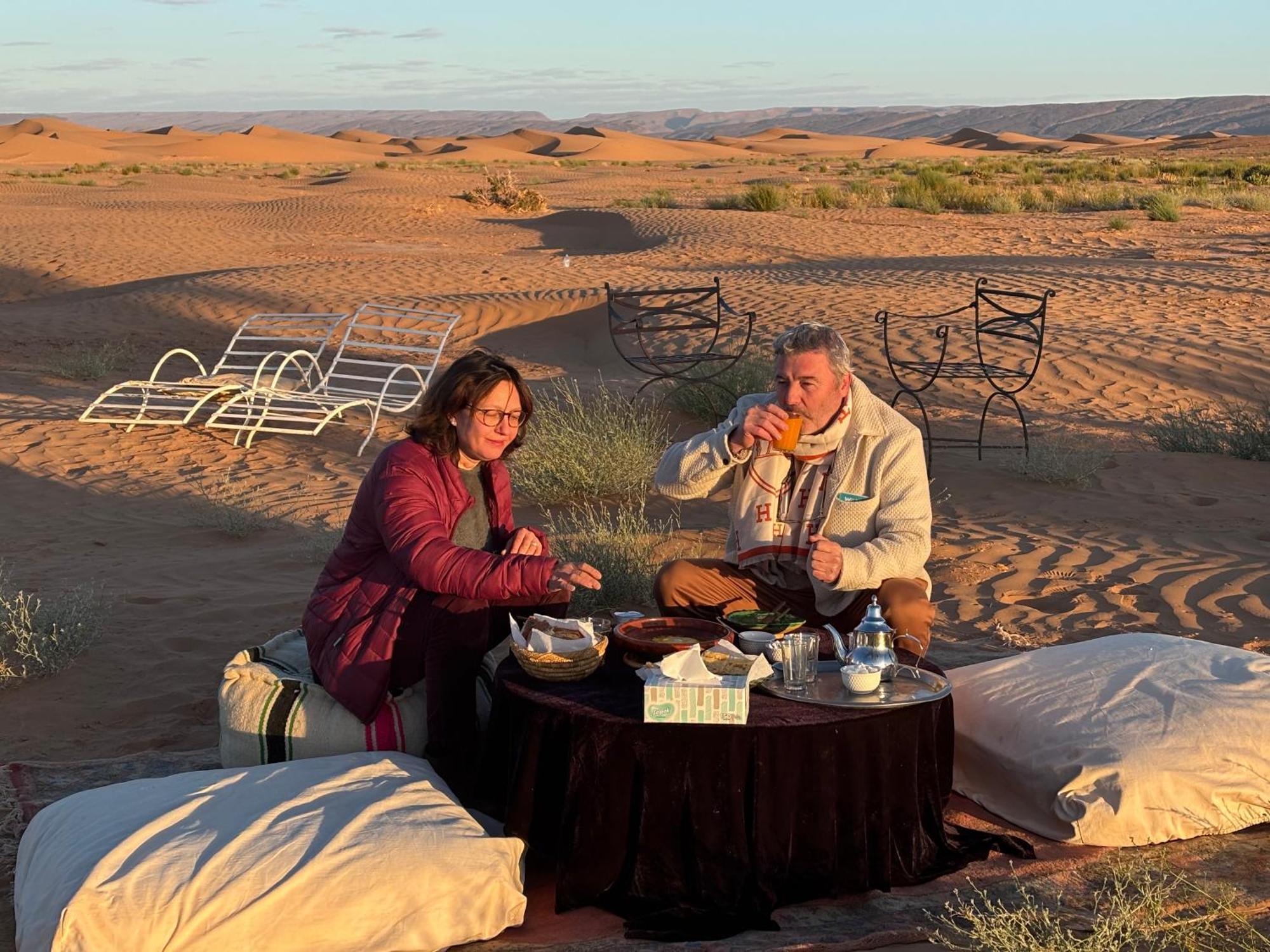 Bivouac La Dune Blanche M'Hamid Exterior foto